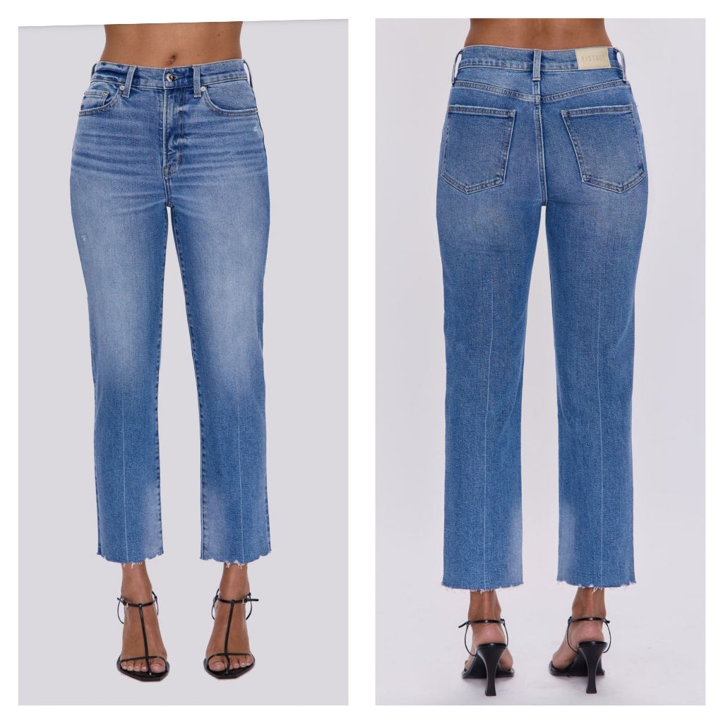 Pistola Charlie High Rise Classic Straight Ankle Jeans Rhythm Vintage Revolve